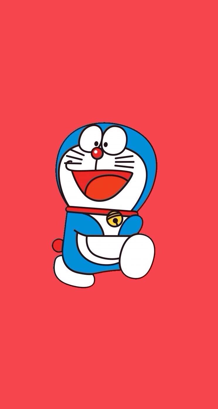 a0181小叮当机器猫红色