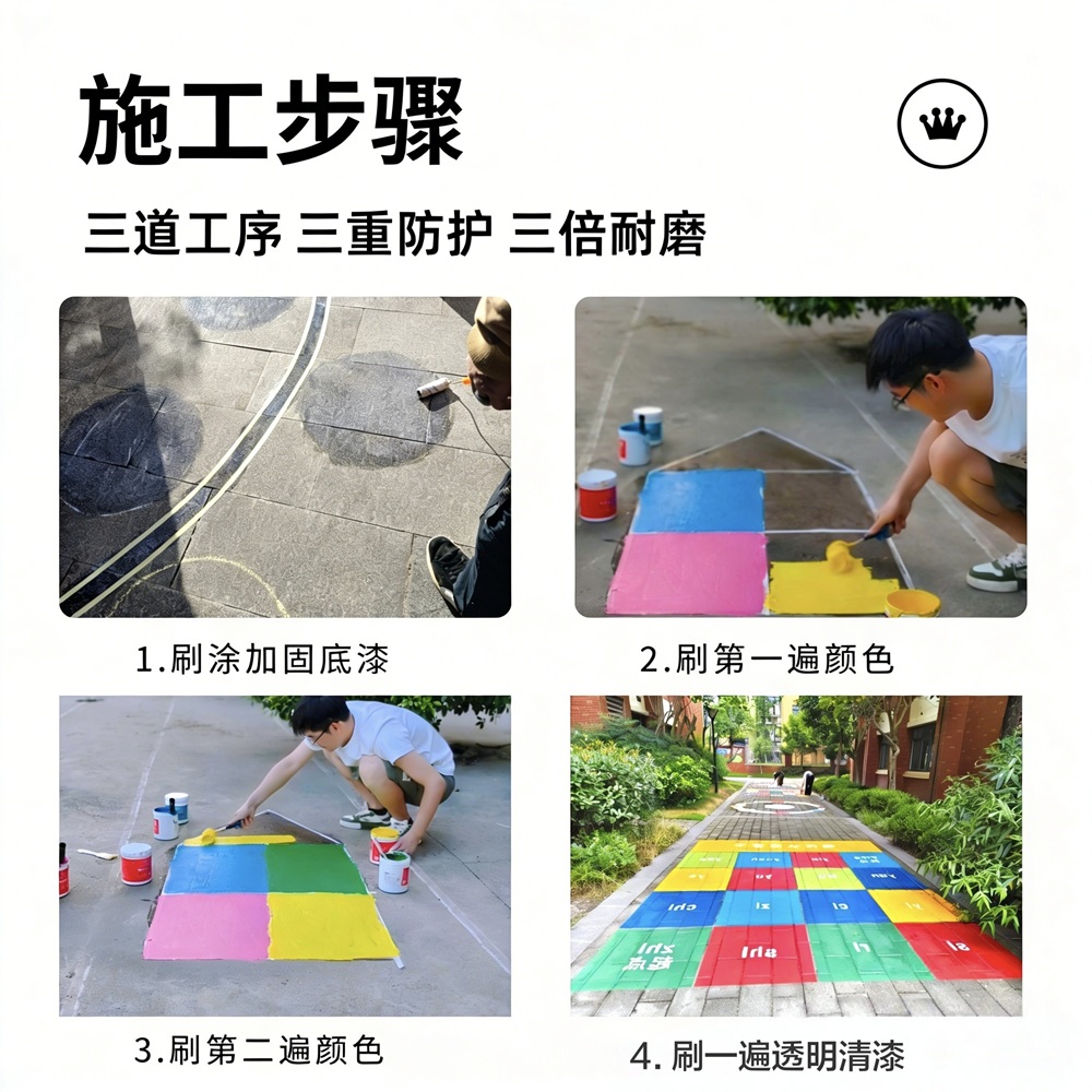 地面彩绘漆使用说明(施工必看)2