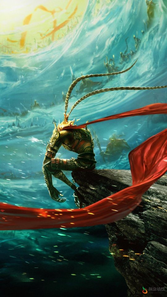 "孙悟空"主题车位涂鸦图片 - 158涂鸦