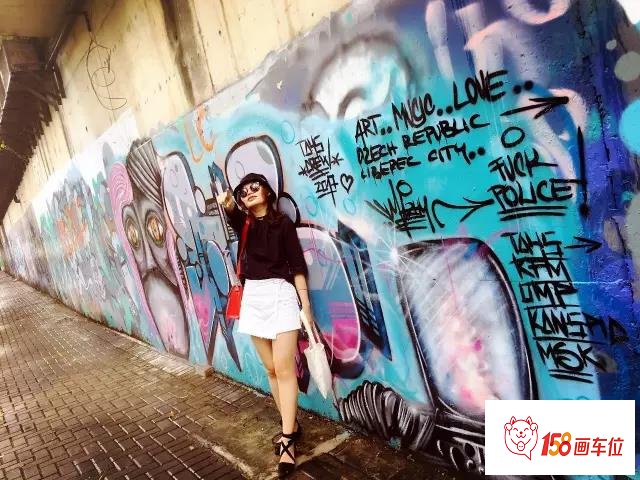 深圳可以照相的涂鸦墙,洪湖公园布吉河网红打卡地8